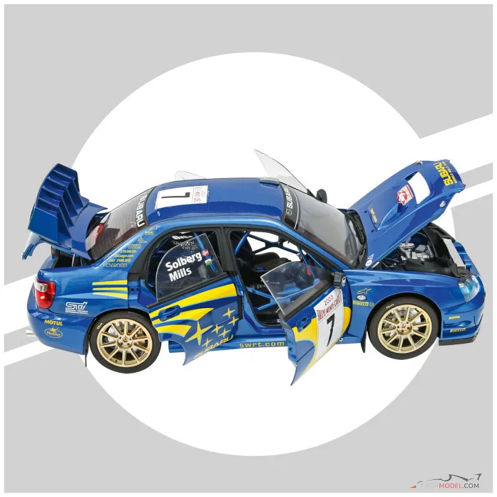Subaru Impreza WRC Rally stavebnica, 1:8 Ixo
