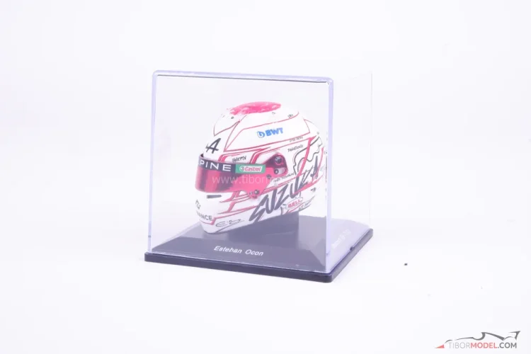 Esteban Ocon 2023, VC Japonska, Alpine přilba, 1:5 Spark