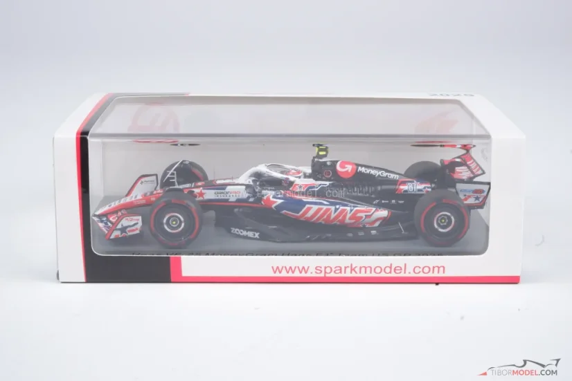 Haas VF-25 - Oliver Bearman (2025), US GP, 1:43 Spark