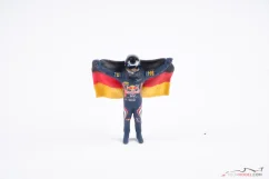 Sebastian Vettel with flag, Red Bull 2012, 1:43 Cartrix