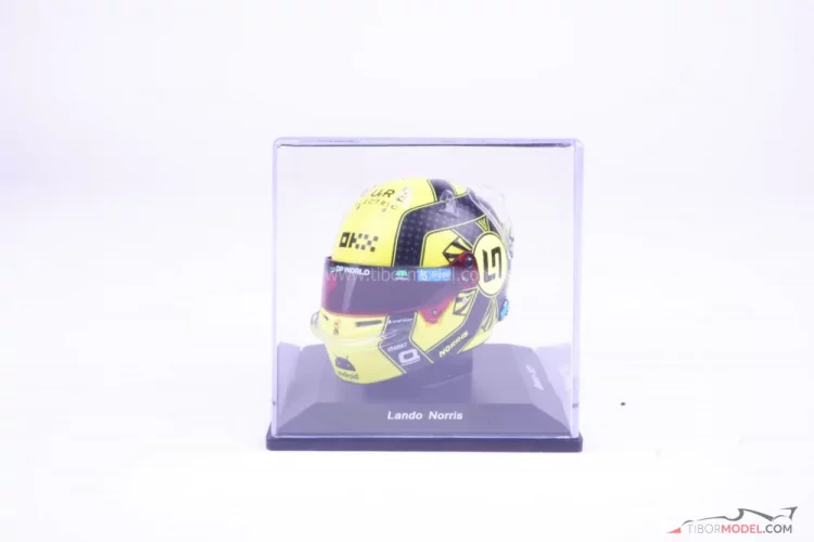 Lando Norris 2023, McLaren helmet, 1:5 Spark