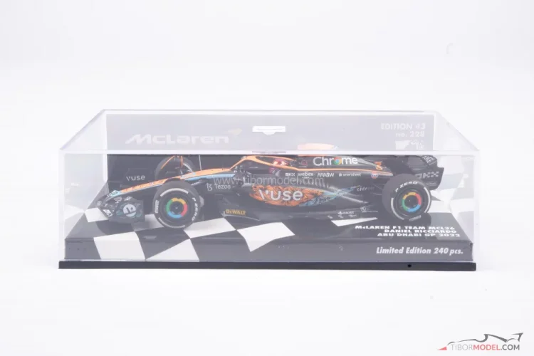 McLaren MCL36 - Daniel Ricciardo (2022), VC Abu Dhabi, 1:43 Minichamps