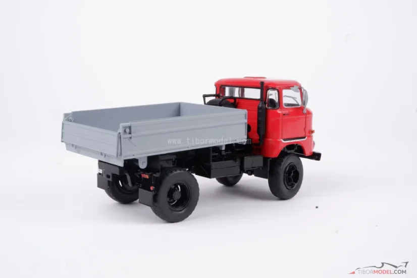 IFA W50 HA valník (1965) červený, 1:32 Schuco
