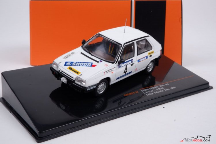 Skoda Favorit 136 L Nº4 Rallye Valasskaa Zima 1:43 – Coche de meta