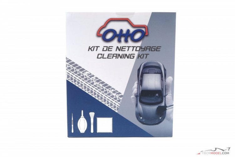 Cleaning kit for model cars and helmets, OttOmobile