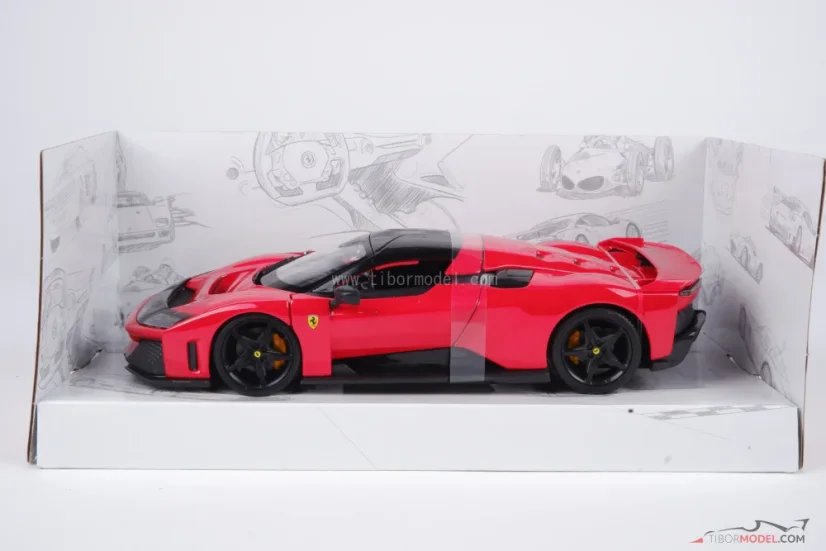 Ferrari F80 (2025) červené, 1:24 Bburago