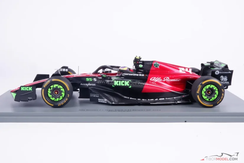 Alfa Romeo C43 - Zhou Guanyu (2023), VC Belgicka, 1:18 Spark