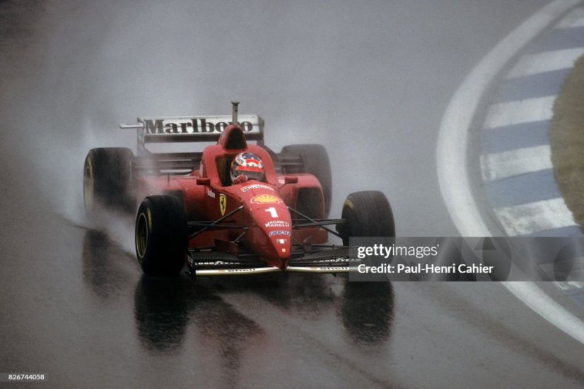 Ferrari F310 - Michael Schumacher (1996), Winner Spanish GP, with driver figure, 1:18 GP Replicas Ferrari F310 - Michael Schumacher (1996), Winner Spanish GP, with driver figure, 1:18 GP Replicas