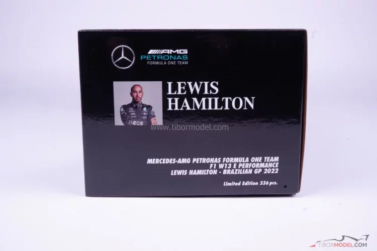 Mercedes W13 - Lewis Hamilton (2022), Brazil Nagydíj, 1:18 Minichamps
