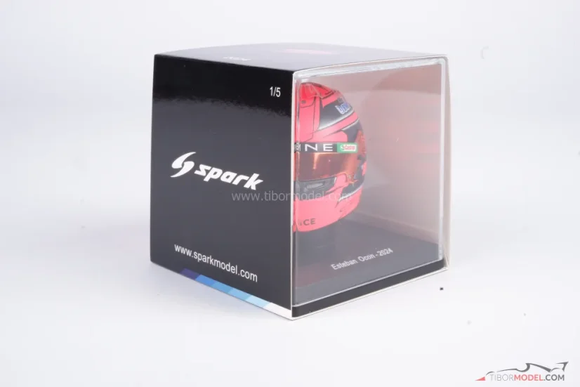 Esteban Ocon 2024, Alpine helmet, 1:5 Spark
