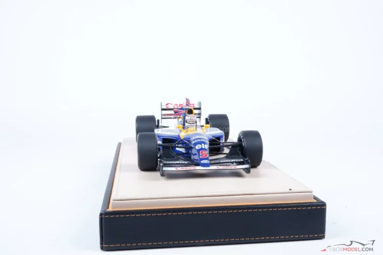 Maquette GP Replicas Williams FW14B N°6 Bleue, échelle 1:12, Modèle 1992 - Collection KidBX