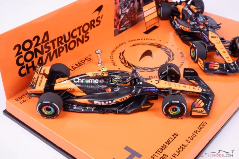 McLaren MCL38 - Lando Norris, Oscar Piastri (2024), Pohár konštruktérov, 1:43 Minichamps