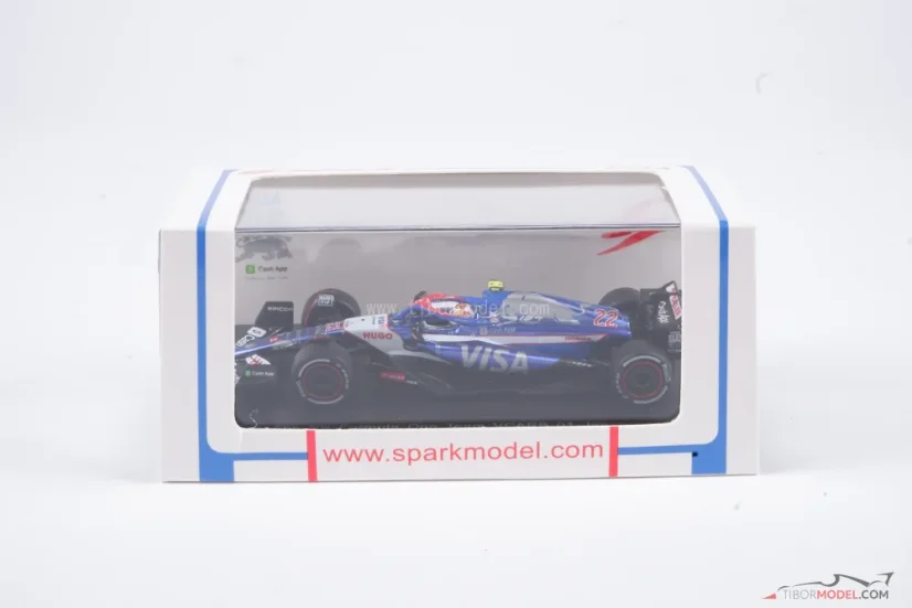 Visa RB VCARB01 - Yuki Tsunoda (2024), 1:64 Spark