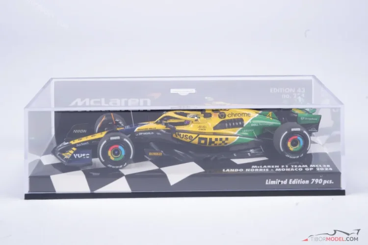 McLaren MCL38 - Lando Norris (2024), VC Monaka, 1:43 Minichamps McLaren MCL38 - Lando Norris (2024), VC Monaka, 1:43 Minichamps