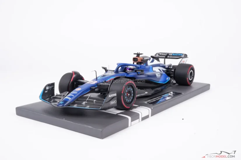 Williams FW45 - Alex Albon (2023), 800. preteky Silverstone, 1:18 Minichamps