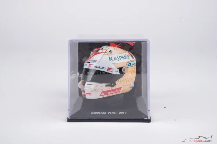 Sebastian Vettel 2017 Monaco GP, Ferrari helmet, 1:5 Spark