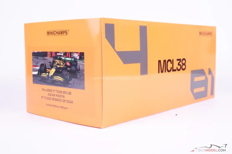 McLaren MCL38 - Oscar Piastri (2024), VC Monaka, 1:18 Minichamps McLaren MCL38 - Oscar Piastri (2024), VC Monaka, 1:18 Minichamps