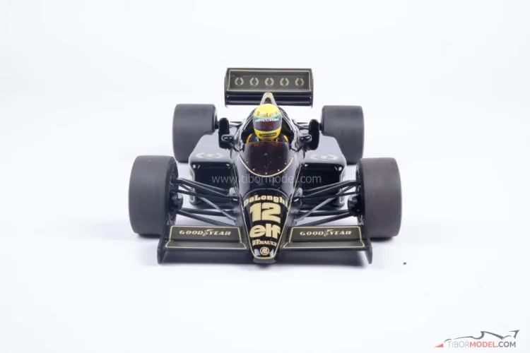 Model car Lotus Renault 98T Senna, 1986, Minichamps | Tibormodel.com