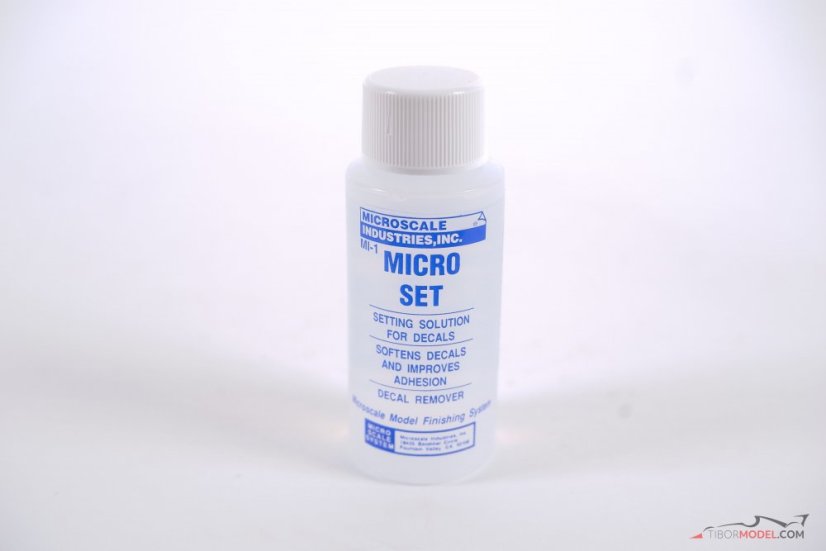 Prípravok Micro Set pre aplikáciu vodolepiek (decálov) na modely