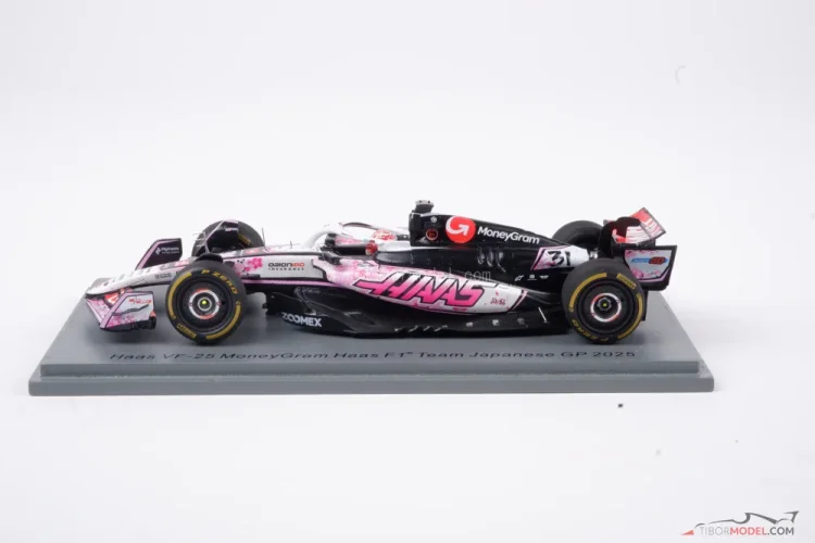 Model Haas VF-25 Ocon, 2025, Japan GP, 1:43 Spark | Tibormodel.com