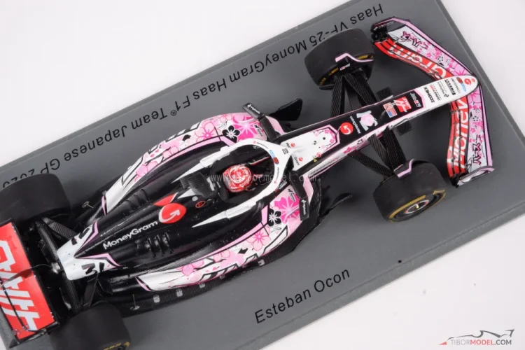 Model Haas VF-25 Ocon, 2025, Japan GP, 1:43 Spark | Tibormodel.com