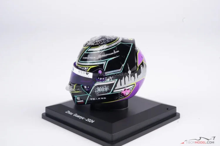Zhou Guanyu 2024, Sauber helmet, 1:5 Spark