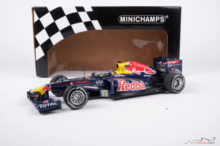 〔未開封〕MINICHAMPS 1/18レッドブル 2011 ベッテルRB7 Model car Red Bull RB7 Vettel 2011, 1:18 Minichamps | Tibormodel.com