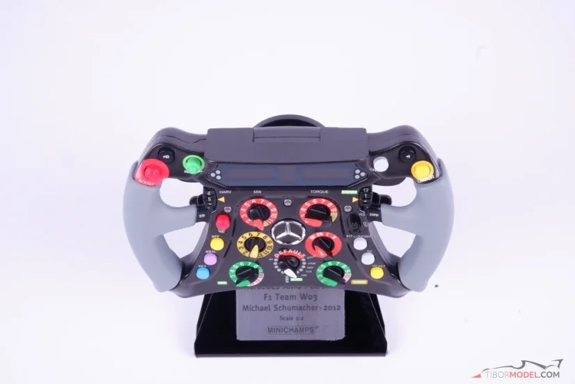 Mercedes W03 (2012) kormánykerék, 1:2 Minichamps