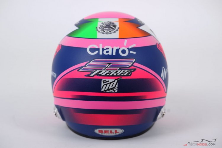 Sergio Perez 2019 Racing Point helmet, 1:2 Bell
