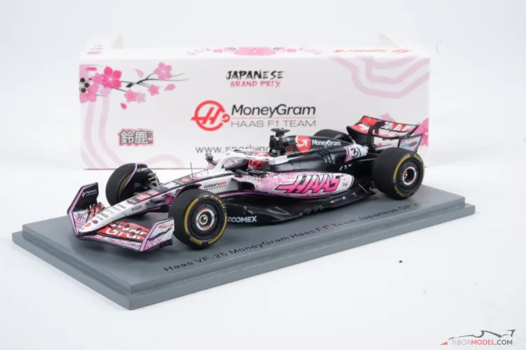 Model Haas VF-25 Ocon, 2025, Japan GP, 1:43 Spark | Tibormodel.com