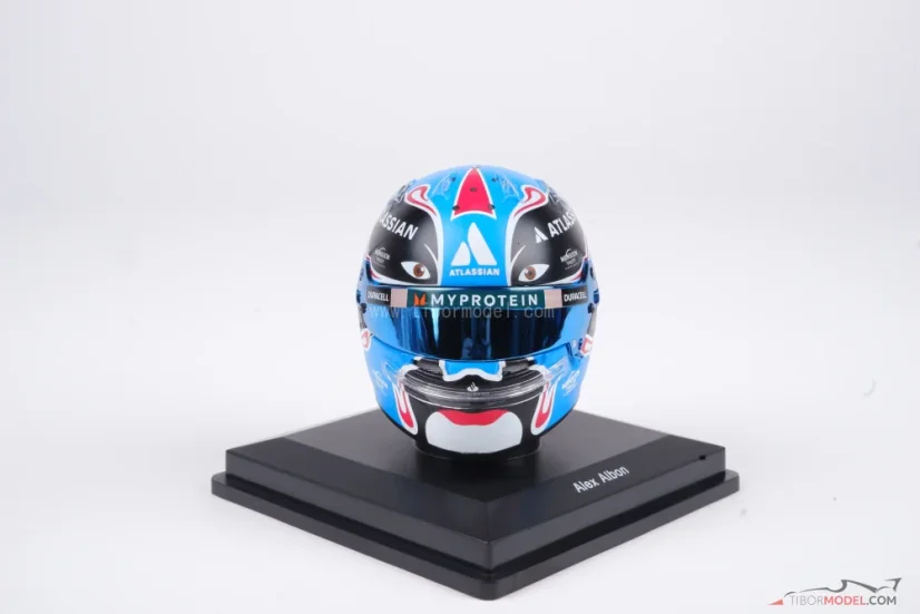 Alexander Albon 2025 VC Číny mini přilba, Williams, 1:5 Spark