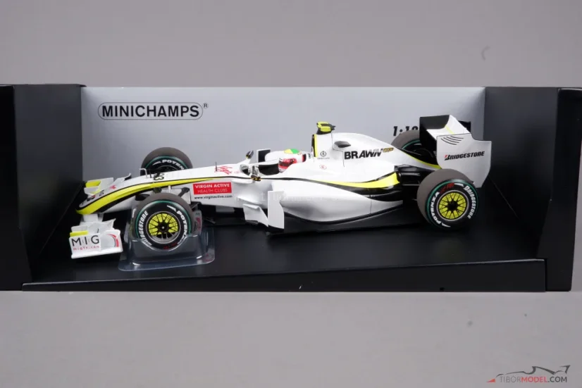 Brawn GP BGP001 - Rubens Barrichello (2009), Winner GP Europe, 1:18 Minichamps