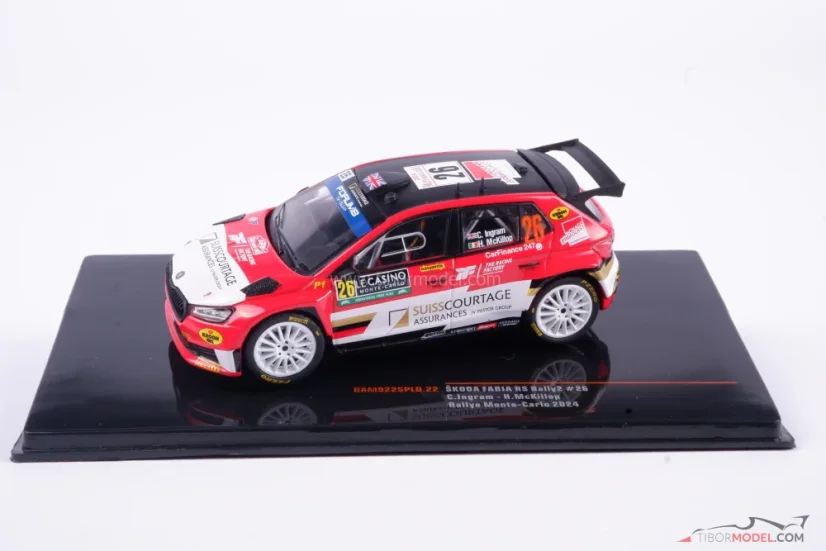 Skoda Fabia - Ingram/EdmondMcKillop (2024), Rally Monte Carlo, 1:43 Ixo