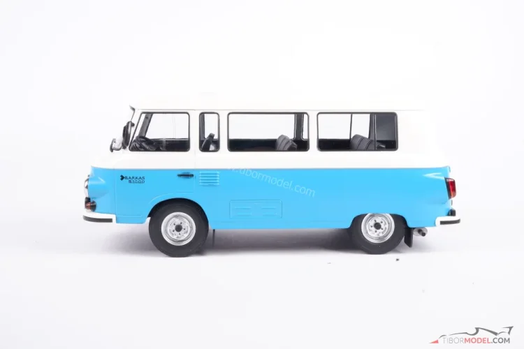 Barkas B 1000 kisbusz (1965) kék, 1:18 MCG