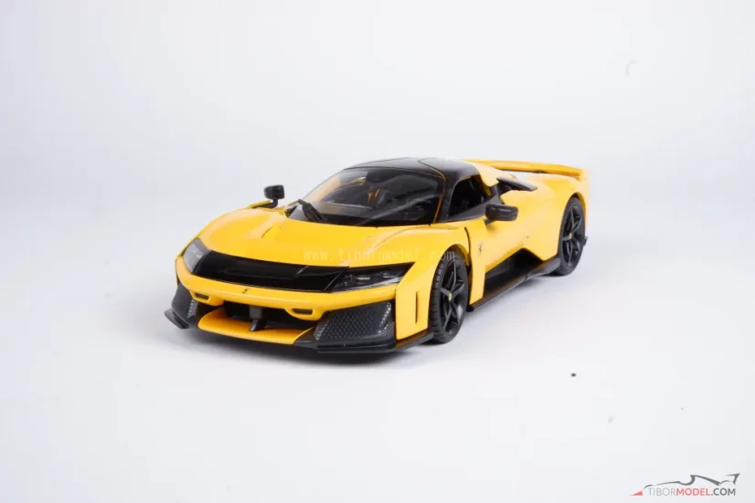 Ferrari F80 (2025) žluté, 1:18 Bburago