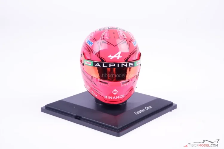 Esteban Ocon 2023, VC Monako, Alpine přilba, 1:5 Spark