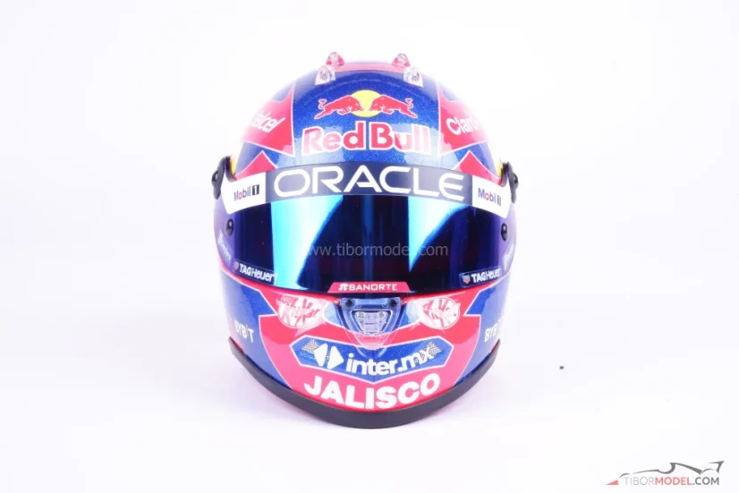Sergio Perez 2024 Red Bull přilba, VC Mexika, 1:2 Schuberth