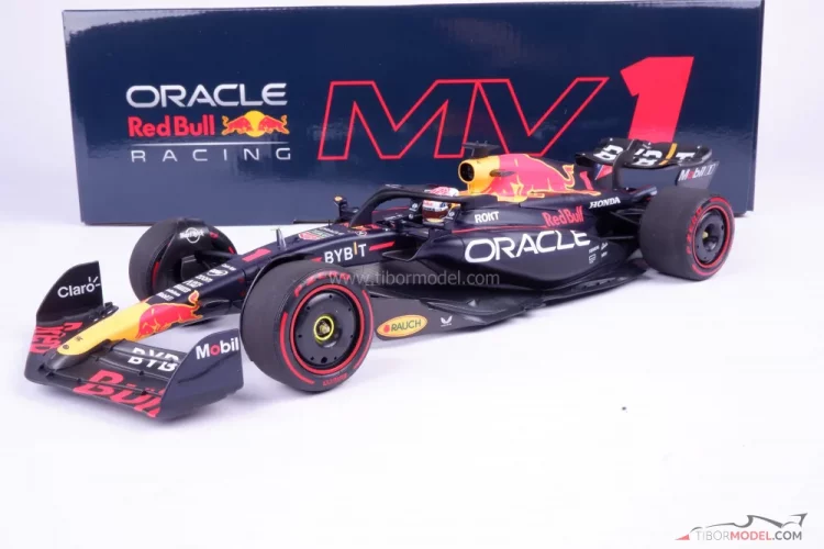 Red Bull RB19 - Max Verstappen (2023), Winner Bahrain GP, 1:18 Minichamps