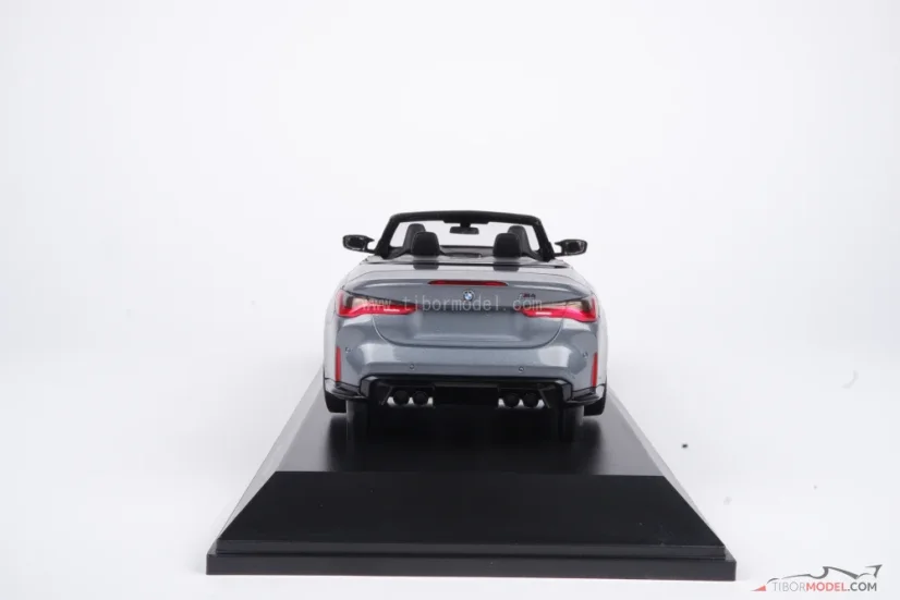 BMW M4 Cabriolet (2021) grey, 1:18 Minichamps