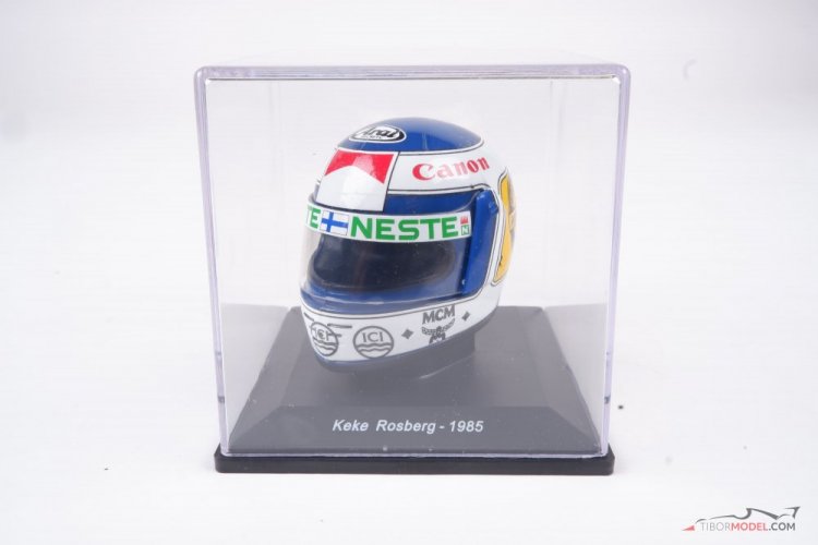 Keke Rosberg 1985 Williams mini helmet, 1:5 Spark