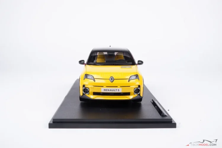 Renault 5 E-tech (2024) sárga, 1:18 Solido
