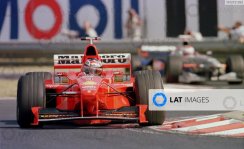 Ferrari F300 - Michael Schumacher (1998), Víťaz Maďarsko, s figúrkou pilota, 1:12 GP Replicas