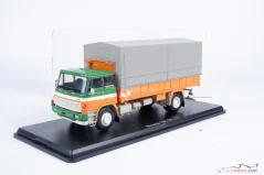Liaz 100.05 ponyvás, zöld-narancssárga, 1:43 Premium ClassiXXs