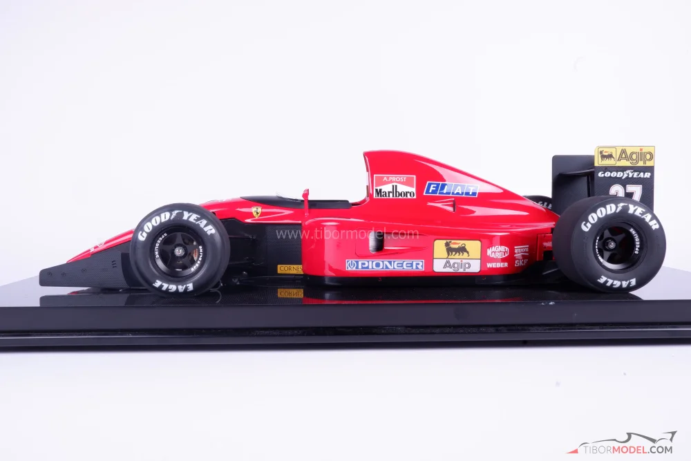 Model car Ferrari 643 Alain Prost 1991, 1:8 WRX Rosso | Tibormodel.com