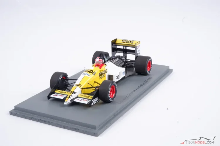 Eurobrun ER188 - Oscar Larrauri (1988), Ausztrál Nagydíj, 1:43 Spark Eurobrun ER188 - Oscar Larrauri (1988), Ausztrál Nagydíj, 1:43 Spark