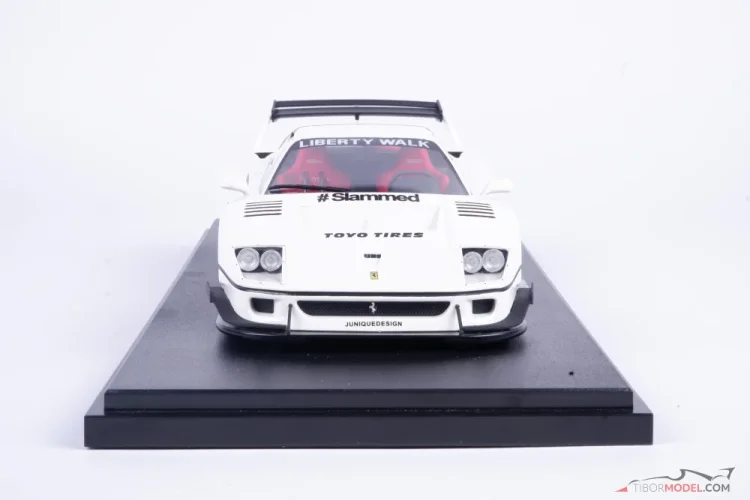 Model car Ferrari F40 LB-Works white, 1:18 GT Spirit