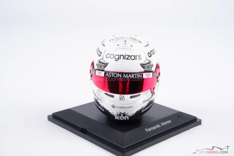 Fernando Alonso 2023, VC Japonska, Aston Martin přilba, 1:5 Spark