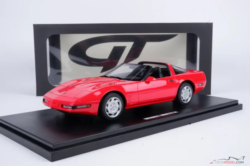 Chevrolet Corvette C4 (1995) piros, 1:18 GT Spirit