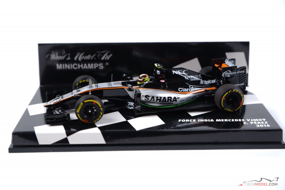 1/43 MINICHAMPS 2016年 フォースインディアメルセデスVJM09#27 N