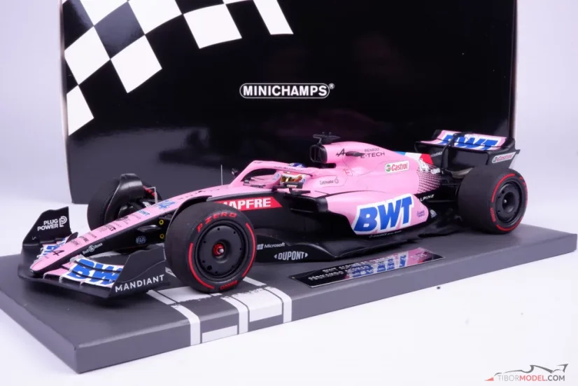 Alpine A522 - Fernando Alonso (2022), Bahrain GP, 1:18 Minichamps